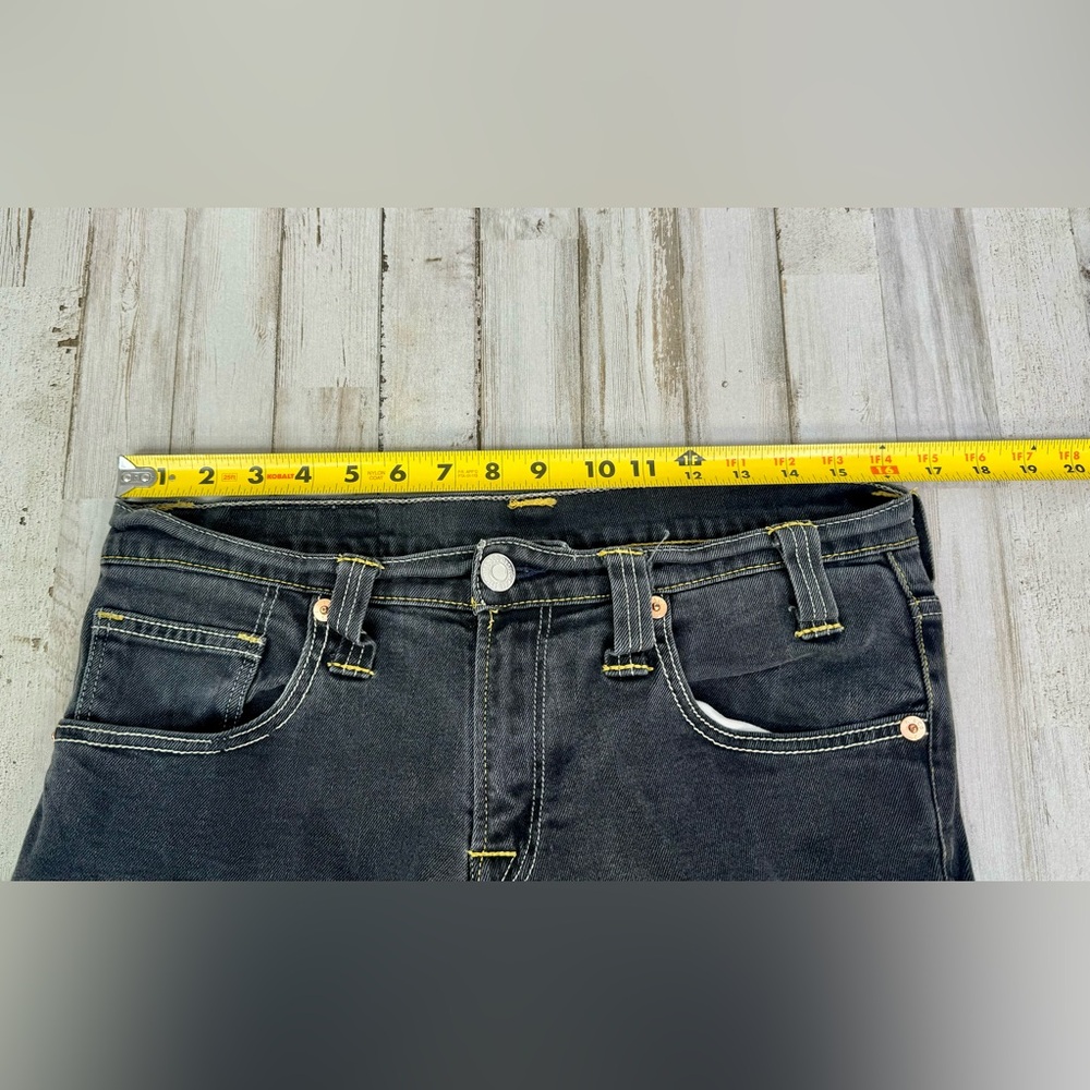 Levi’s Woman’s 541 Straight leg Denim black Jeans Stretch Comfort Size 34x32 - Picture 6 of 10